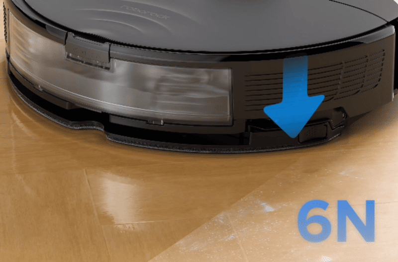 Повышенное контактное давление на Roborock S8+.